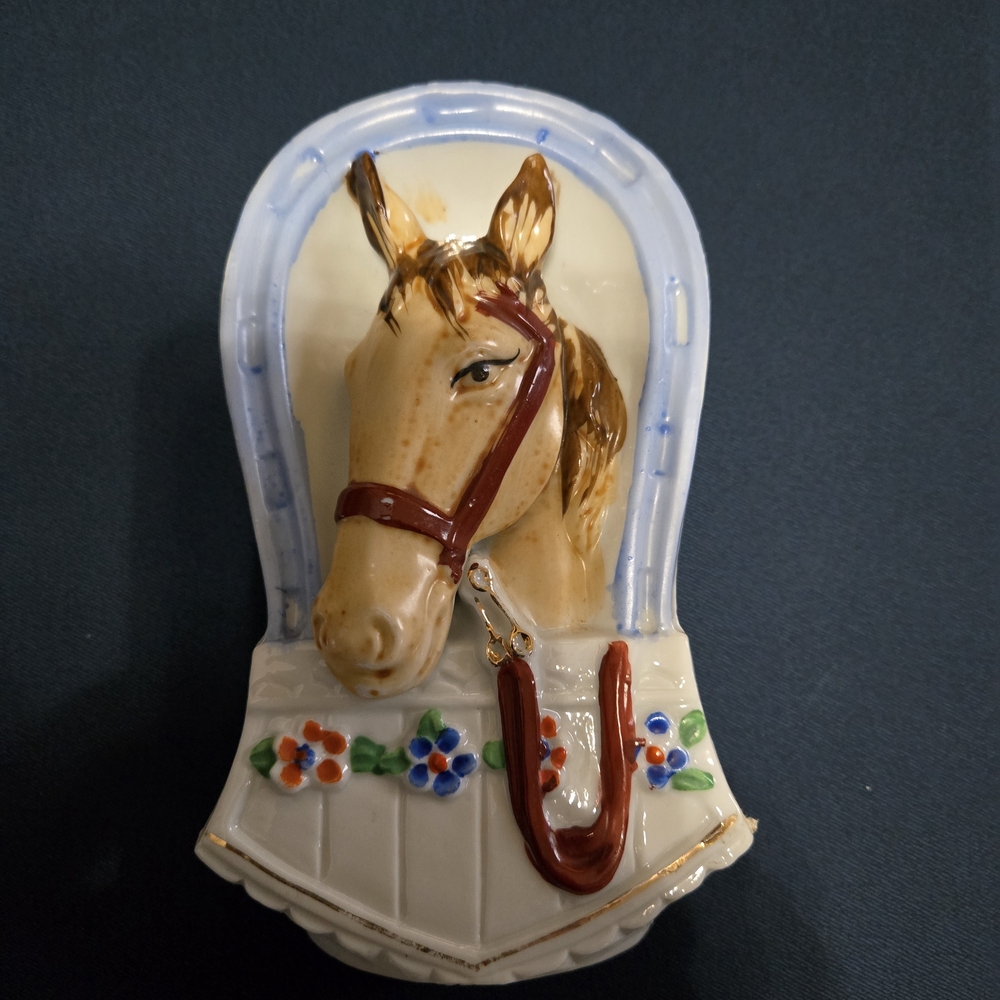 Ceramic Horse Head Wall Decor